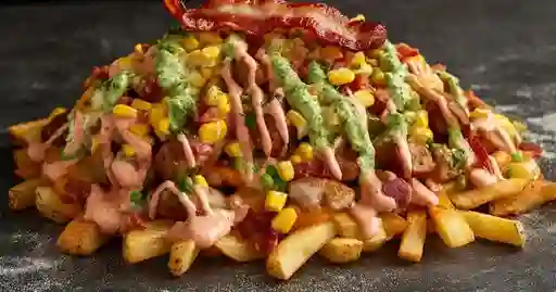 Salchipapa Costeña