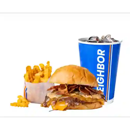 Hamburguesa Cheese & Bacon en Combo