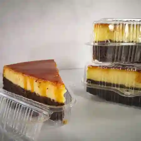 Porción De Torta Chocoflan