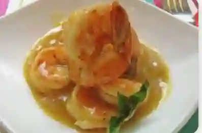 Camarones En Salsa De Maracuya