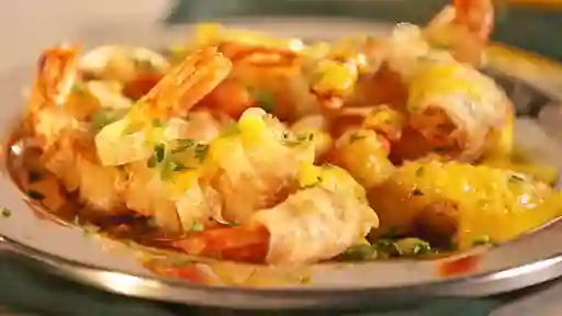 Camarones En Salsa De Maracuya 1/2