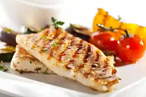 Fielte De Pescado Blanco A La Plancha