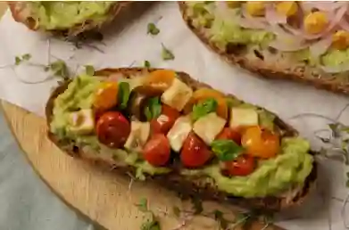 Fungi And Feta Toast