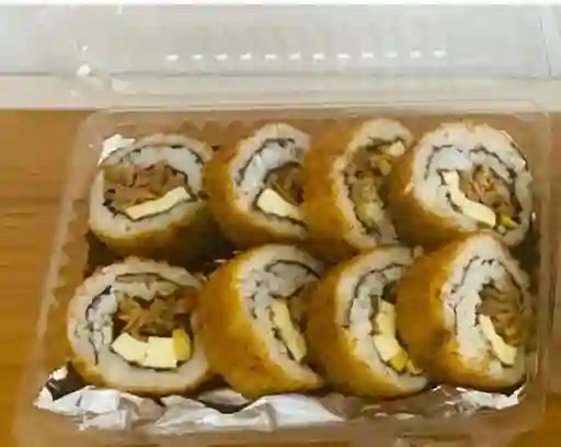 Handroll Cortado de Carne Desmechada
