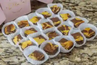Bites X12 de Torta de Brownie Chessecake