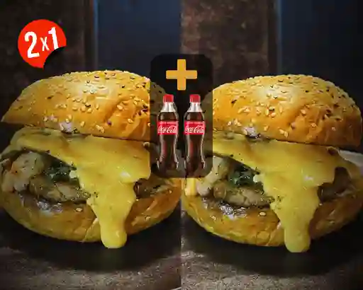 2 Bang Burger +2 Coca Cola