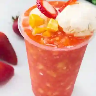 Salpicón de Frutas + Deditos de Queso