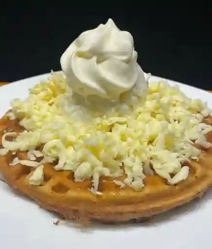 Waffle de Arequipe y Queso