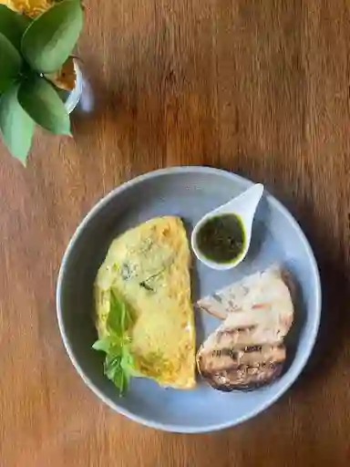 Omelette de Espinaca