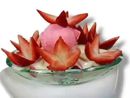 Fresas con Helado