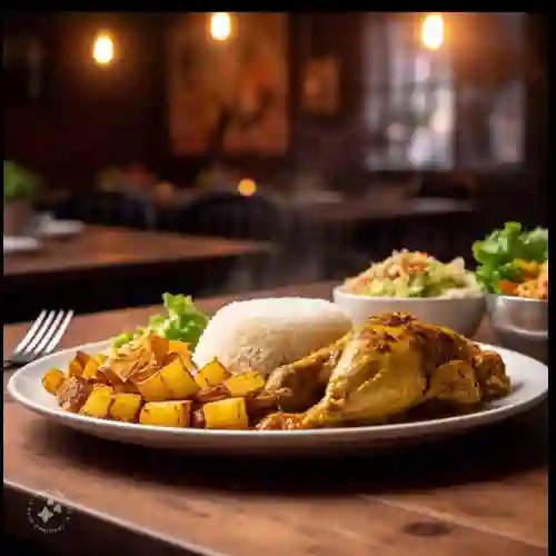 Bandeja con Pollo