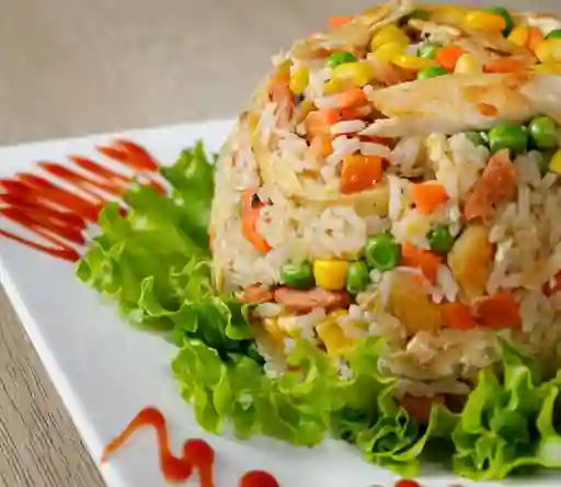 Medio Arroz Mixto Chicken