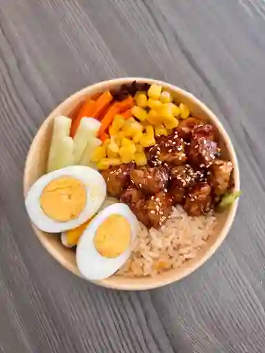 Ensalada de Pollo Teriyaki