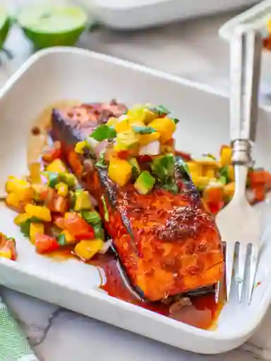 Salmón Teriyaki