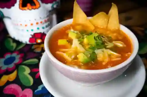 Sopa Mexicana Vegetariana