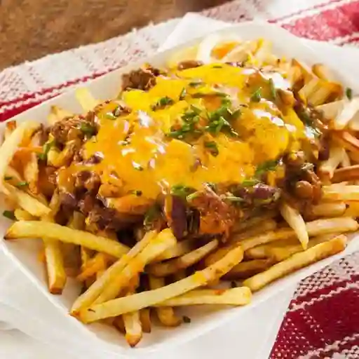 Salchipapa Carne de Res X2
