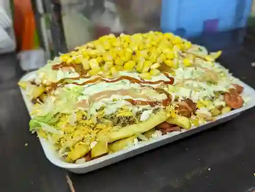 Salchipapa Suiza Ranchera