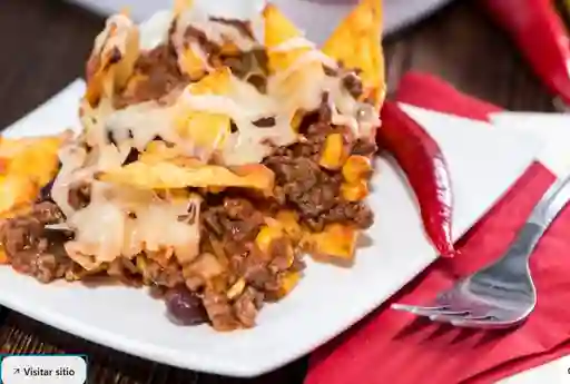 Nachos con Queso Gratinado