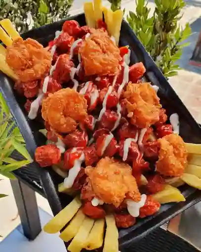 Salchipapa Especial