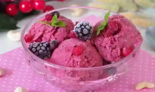 Helado De Frutos Rojos