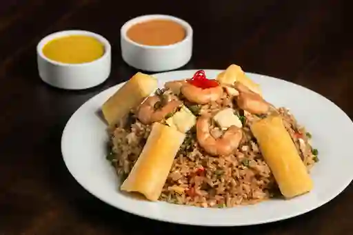 Arroz Chaufa con Camarones