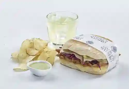 Sándwich con Papas