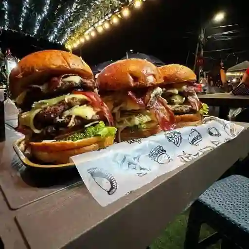 Promo 3X2 Hamburguesa Triple Carne