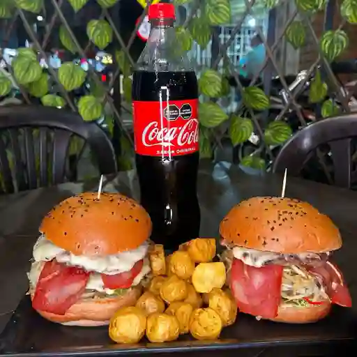 Hamburguesa Parche Bacón