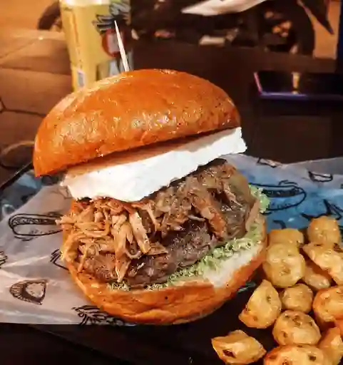 Hamburguesa Pulled Parche