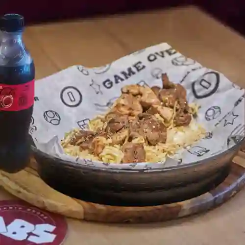 Combo Chuzo Desgranado de Pollo + Gaseosa 400 ml