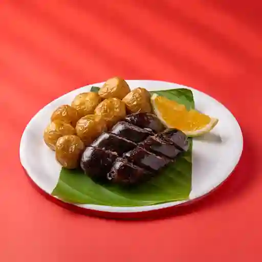 Morcilla con Papa Criolla