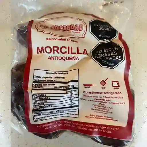 Paquete de Morcilla Antioqueña
