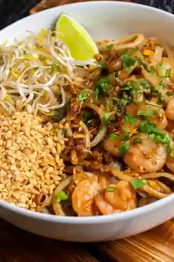Phad Thai con Camarones