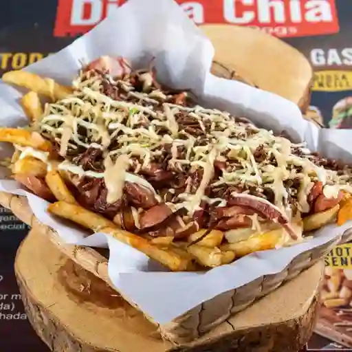 Salchipapa Diosa Chia