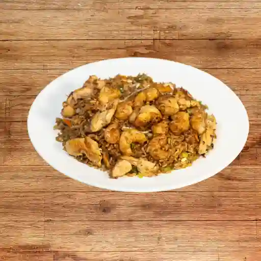 Arroz con Pollo y Camaron