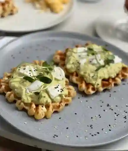 Waffle de Avocado