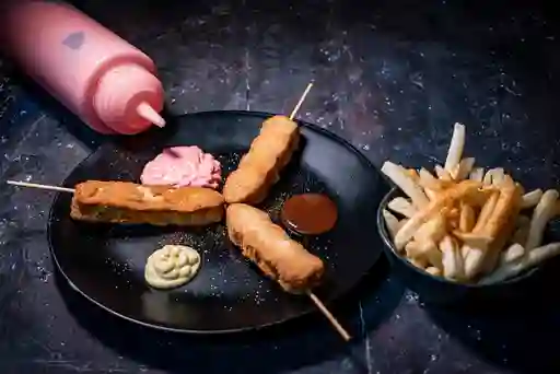 Pinchos de Pollo Apanado