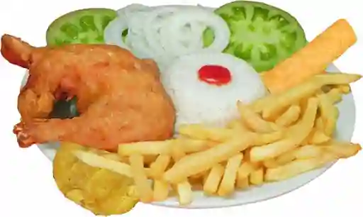 Bandeja de Pollo Frito