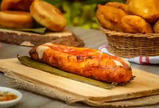 Platano con Queso y Bocadillo
