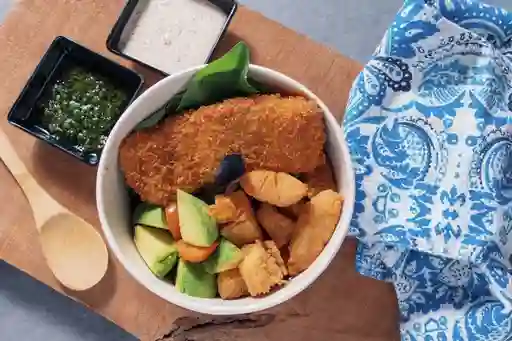 Bowl de Pescado Apanado