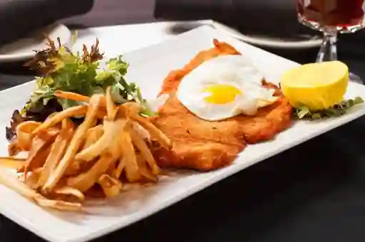 Milanesa Pollo a Caballo