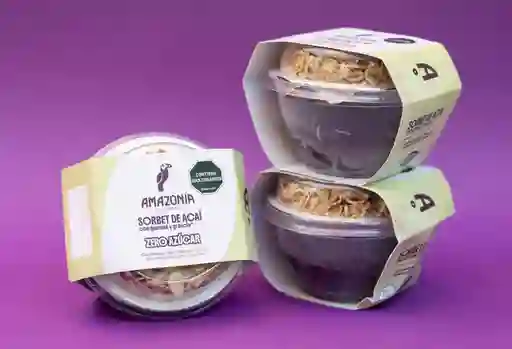 3 Unds Sorbet con Granola Zero Azúcar