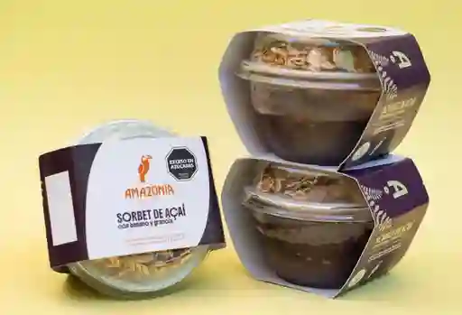 3 Unds Sorbet con Granola Banano