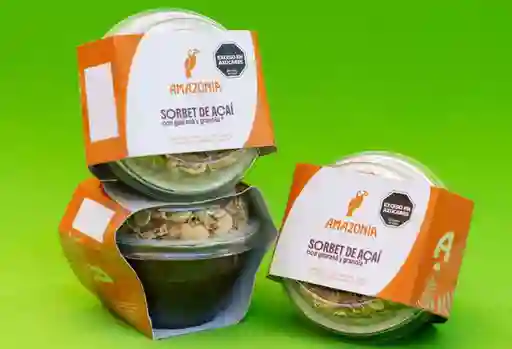 3 Unds Sorbet con Granola Guaraná