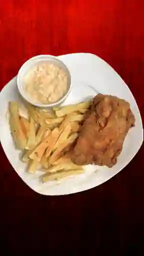 Bandeja Pollo Apanado