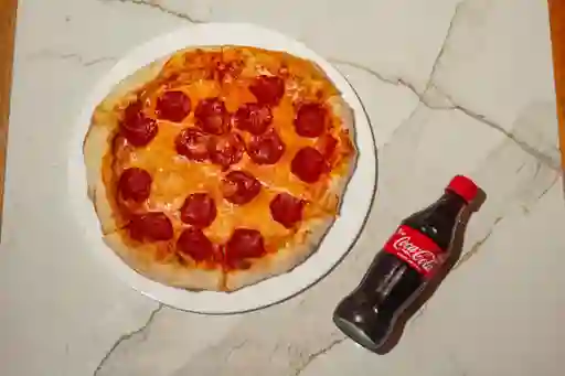 Combo Pizza Peperoni y Bebida