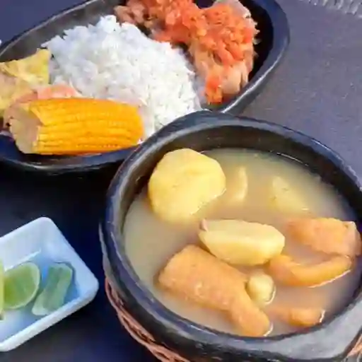Sancocho Trifasico en Leña