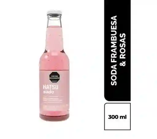 Soda Hatsu Frambuesa & Rosas 300 ml