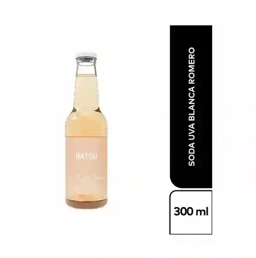 Soda Hatsu Uva Blanca & Romero 300 ml