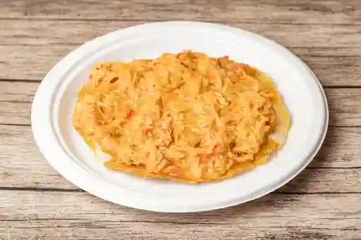 Patacón con Pollo Desmechado